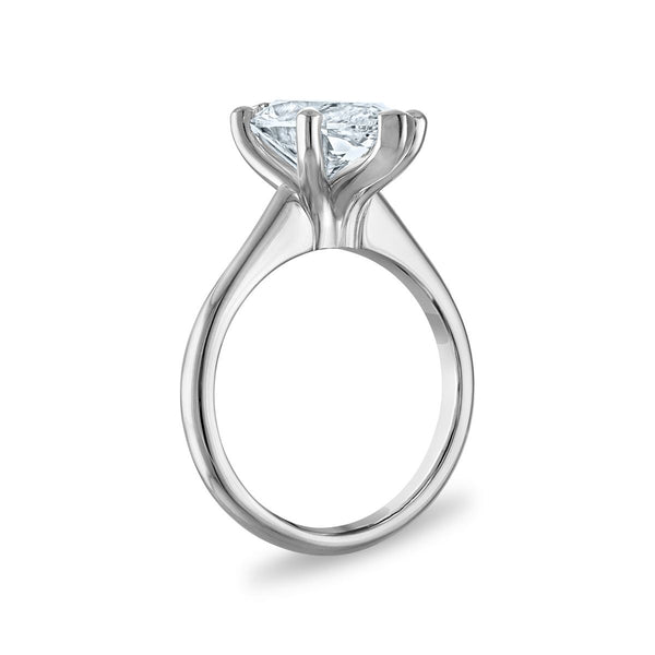 Signature Certificate 8X EcoLove 4 CTW Lab Grown Diamond Solitaire Engagement Ring in 14KT White Gold