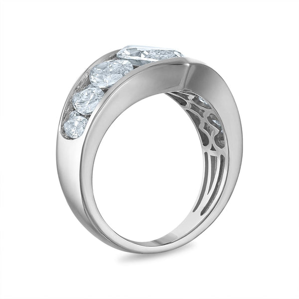 Signature EcoLove 4-1/2 CTW Lab Grown Diamond Fashion Ring in 14KT White Gold