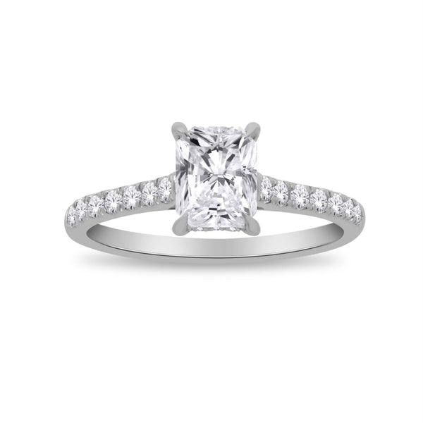 EcoLove 1-1/4 CTW Lab Grown Diamond Engagement Ring in 10KT White Gold