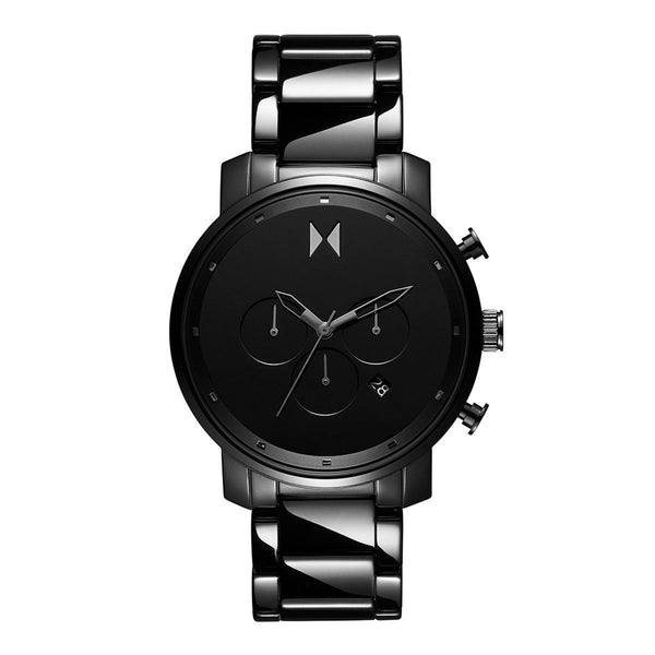 MVMT Watch with 45X45 MM Black Round Dial Ceramic Watch Band Watch Band; 28000253-D