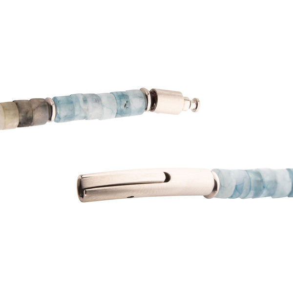 Inox Tundra Heishi Bead Bracelet