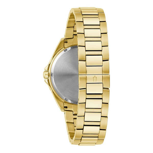Bulova Phantom Crystal Accent Goldtone Stainless Steel Watch. 97A179