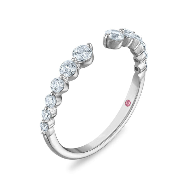 LoveSong EcoLove 1/2 CTW Lab Grown Diamond Anniversary Ring in 10KT White Gold