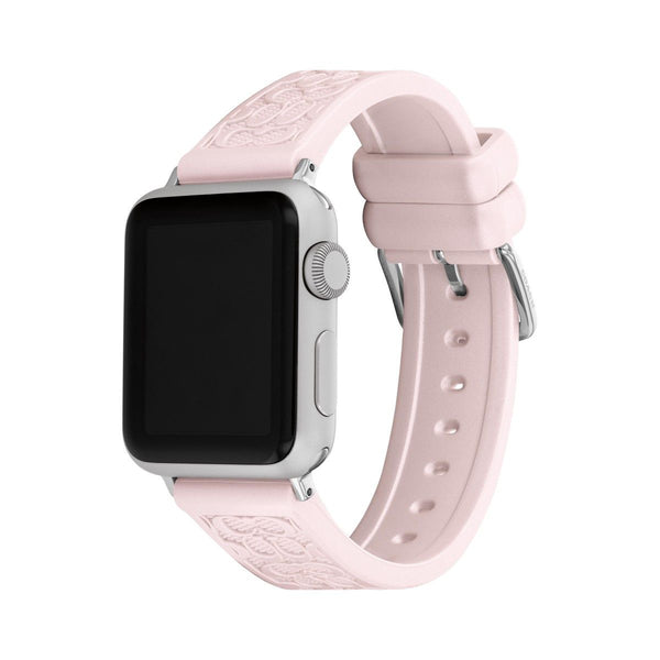 Coach Monogram Silicone Apple Watch Strap Only. Fits 38MM/40MM/41MM. 14700212