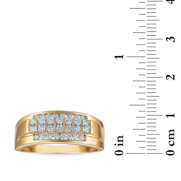 EcoLove 1/2 CTW Lab Grown Diamond Wedding Ring in 10KT Yellow Gold