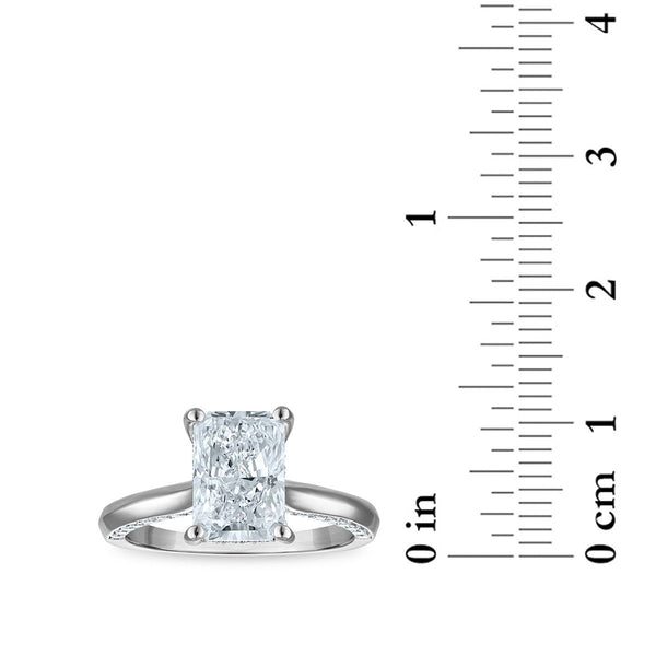 Signature EcoLove 3 CTW Lab Grown Diamond Solitaire Ring in Platinum