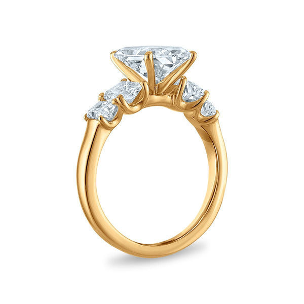 Signature EcoLove 4 1/2 CTW Lab Grown Diamond Engagement Radiant Ring in 14KT Yellow Gold