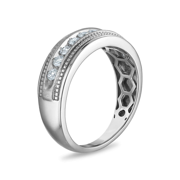 EcoLove 1/2 CTW Lab Grown Diamond Wedding Ring in 10KT White Gold