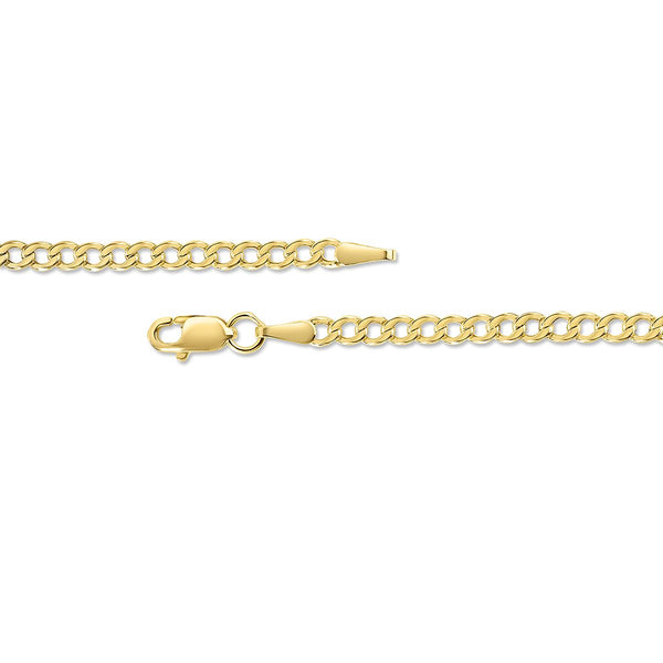 10KT Yellow Gold 20-inch 2.5MM Curb Chain