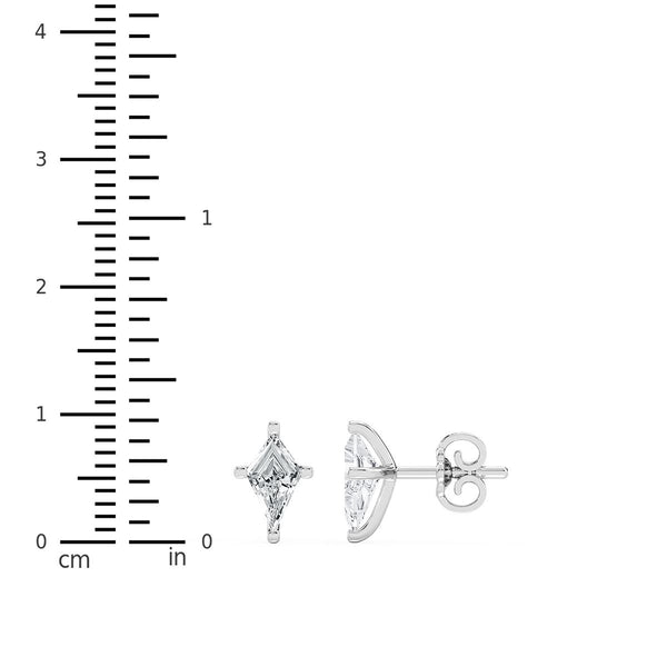 EcoLove 2 CTW Diamond Stud Earrings in 10KT White Gold