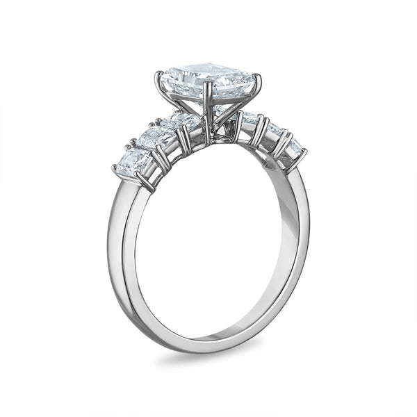 Signature EcoLove 4 CTW Lab Grown Diamond Bridal Set in 14KT White Gold
