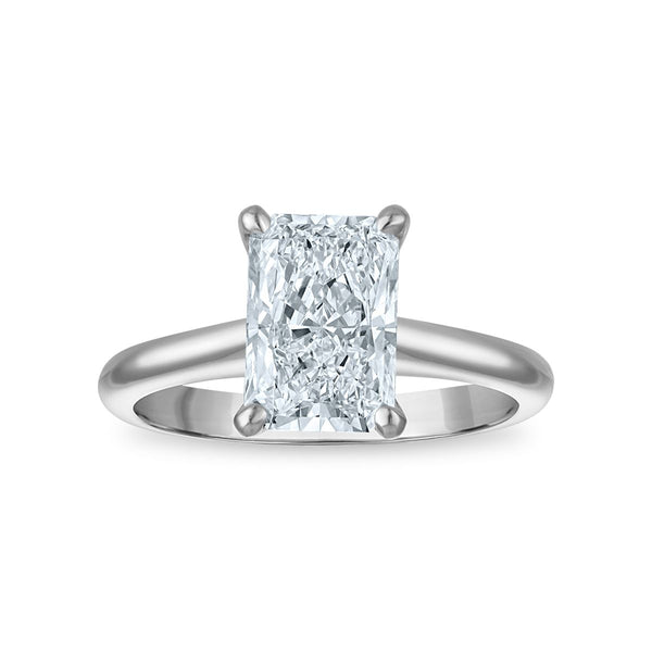 Signature Certificate 8X EcoLove 2 CTW Lab Grown Diamond Solitaire Engagement Ring in 14KT White Gold