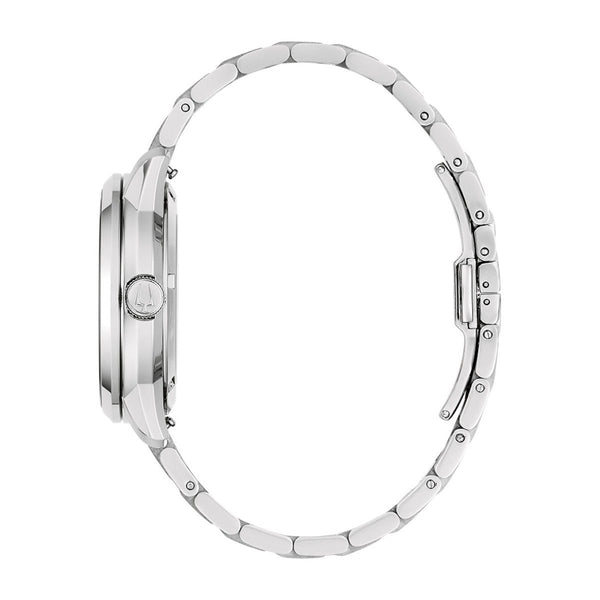 Bulova Green Dial  Stainless Steel Bracelet Sutton.  96A329