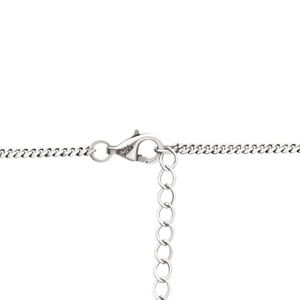 Inox Sterling Silver Oxidized 22-inch Dagger and Cross Pendant