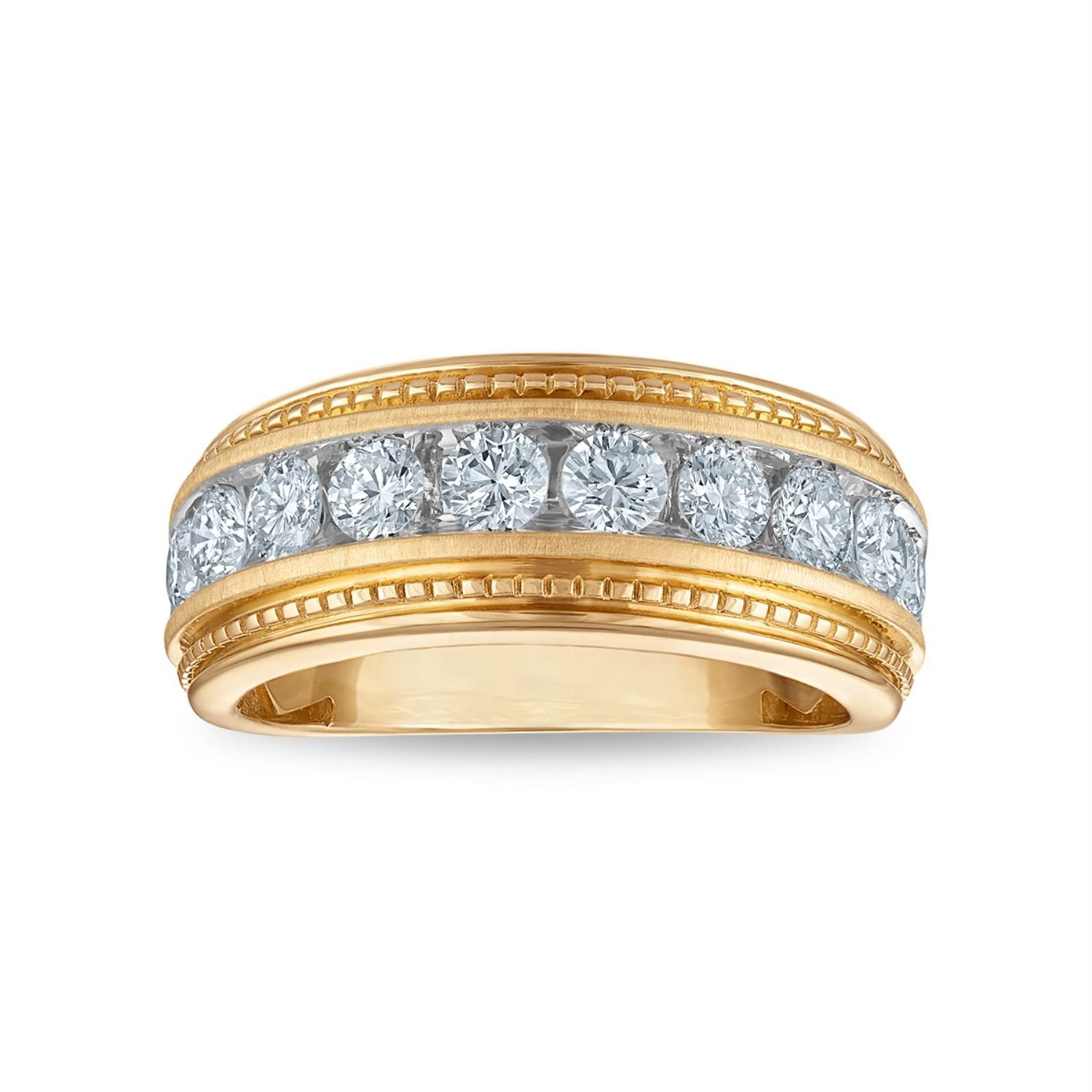 EcoLove 1-1/2 CTW Lab Grown Diamond Wedding Ring in 10KT Yellow Gold