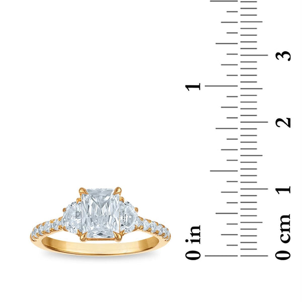 Signature EcoLove 1 CTW Lab Grown Diamond Anniversary Ring in 14KT Yellow Gold