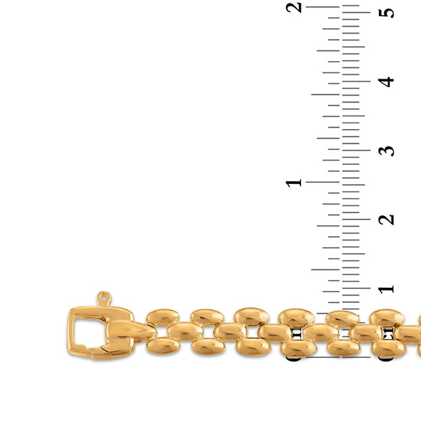 EcoLove1-3/4 CTW Lab Grown Diamond 7.5-inch Bracelet in 18KT Yellow Gold Plated Sterling Silver