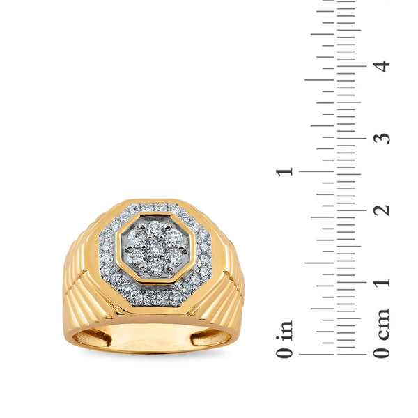 Titan Collection 3/4 CTW Lab Grown Diamond Ring in 10KT Yellow Gold