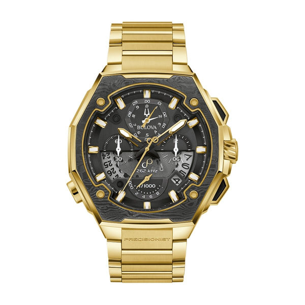 Bulova Round Dial Stainless Steel Watch Band. 98B429