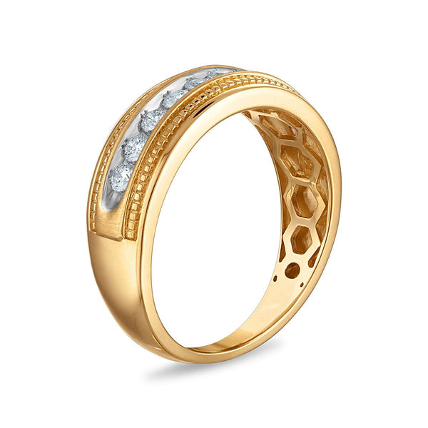 EcoLove 1/2 CTW Lab Grown Diamond Wedding Ring in 10KT Yellow Gold