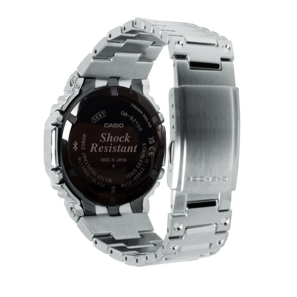 G-Shock Bluetooth Connected with 49X44 MM Black Octagon Dial Stainless Steel Watch Band; GMB2100SD-1C