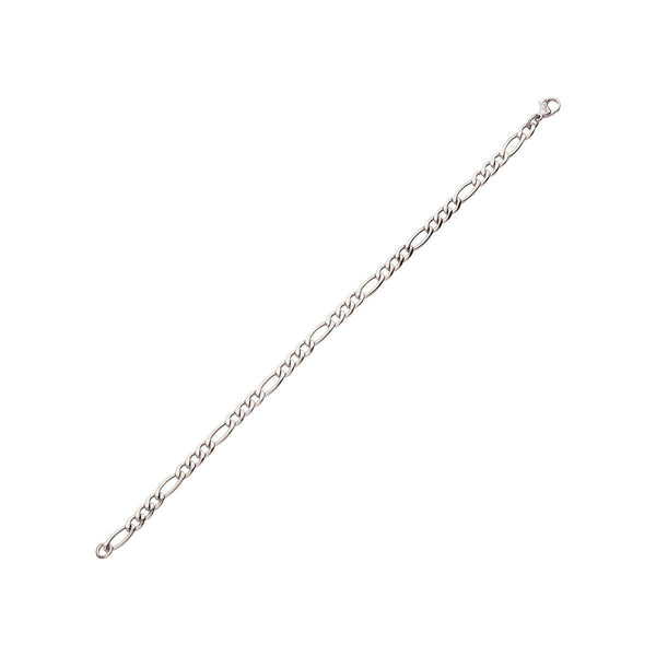 Inox Titanium 6.5-inch 4.7MM Figaro Bracelet