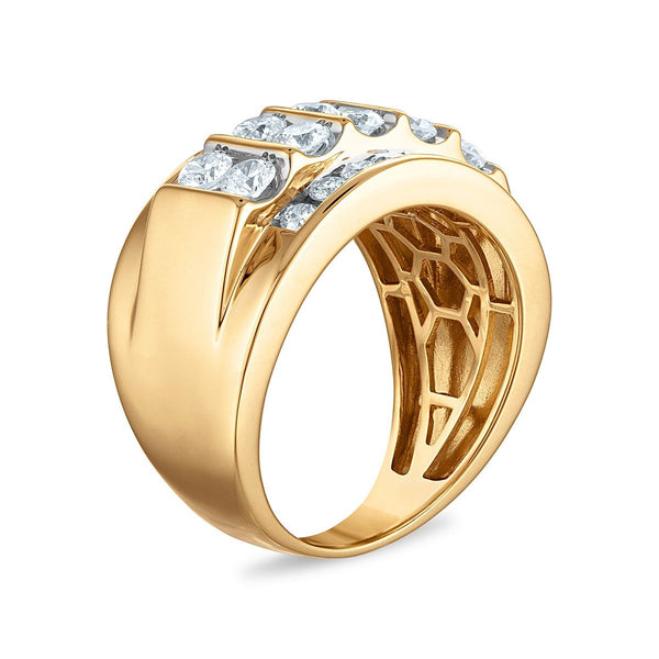 EcoLove 1-1/2 CTW Lab Grown Diamond Wedding Ring in 10KT Yellow Gold