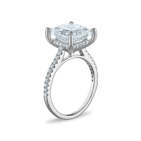 Signature EcoLove Diamond Dreams 5-5/8 CTW Lab Grown Diamond Bridal Set Princess Cut Ring in 14KT White Gold