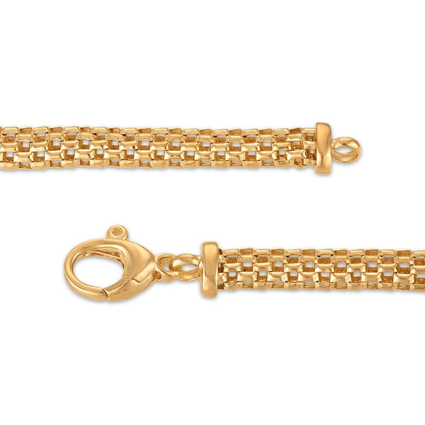 EcoLove 3/4 CTW Lab Grown Diamond 18-inch Necklace in 18KT Yellow Gold Plated Sterling Silver