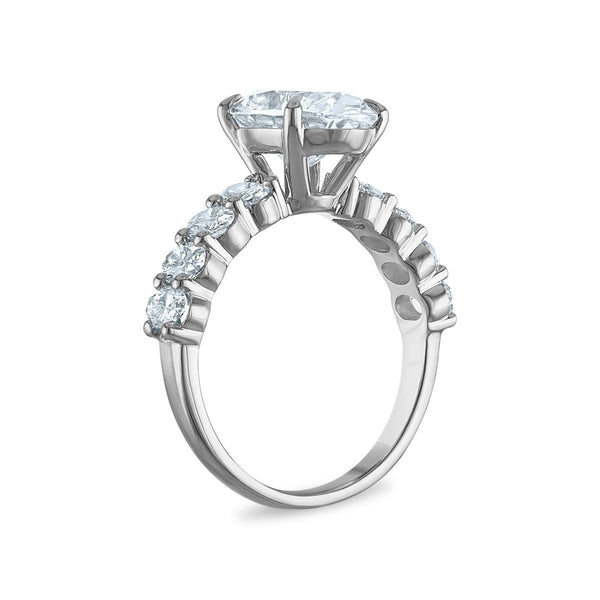 Signature EcoLove Diamond Dreams 5-1/6 CTW Lab Grown Diamond Bridal Set in 14KT White Gold
