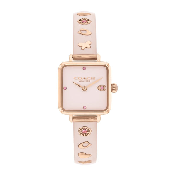 Coach with 22X22 MM Pink Sqaure Dial Band. 14504309