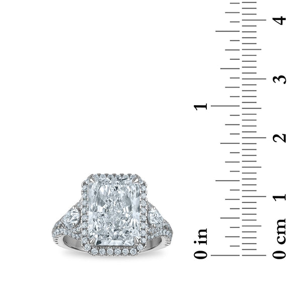 Signature EcoLove Diamond Dreams 6-1/4 CTW Lab Grown Diamond Halo Engagement Ring in 14KT White Gold