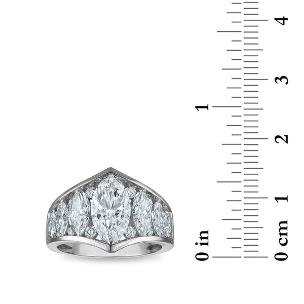 Signature EcoLove 4-1/2 CTW Lab Grown Diamond Fashion Ring in 14KT White Gold