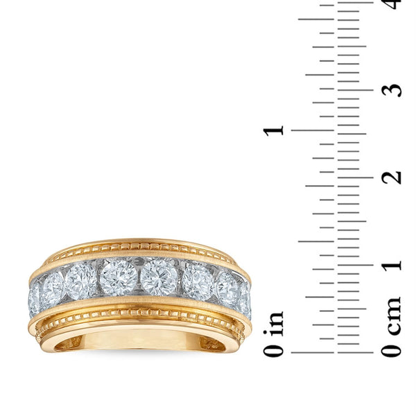 EcoLove 3 CTW Lab Grown Diamond Wedding Ring in 10KT Yellow Gold