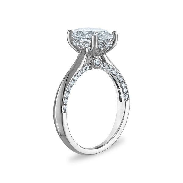 Signature EcoLove 3 CTW Lab Grown Diamond Solitaire  Ring in Platinum