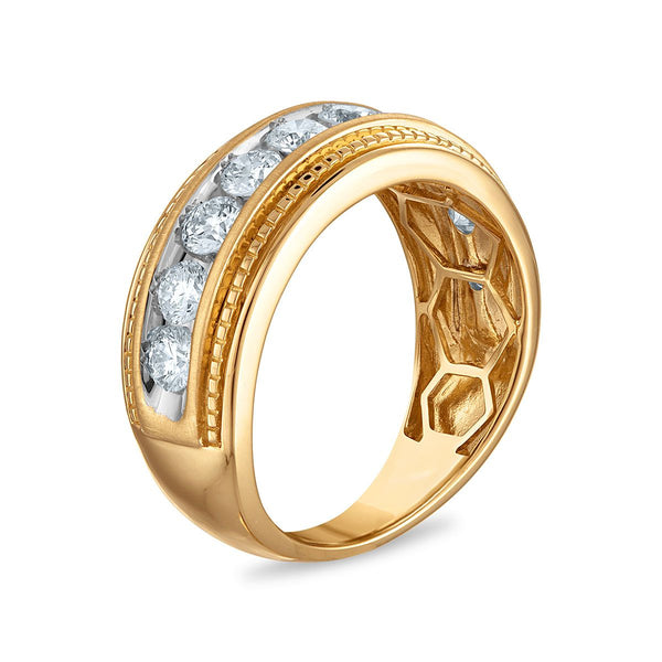 EcoLove 1-1/2 CTW Lab Grown Diamond Wedding Ring in 10KT Yellow Gold