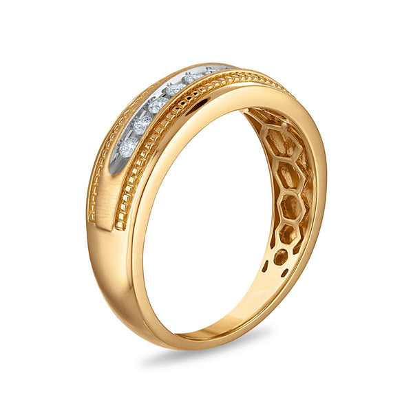 EcoLove 1/4 CTW Lab Grown Diamond Wedding Ring in 10KT Yellow Gold