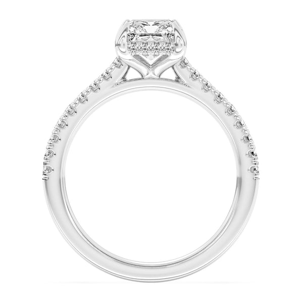 Signature EcoLove 2-1/10 CTW 100 Facet Centurion Lab Grown Diamond Bridal Set in Platinum