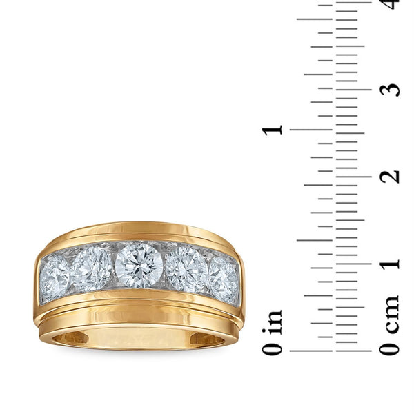 EcoLove 3 CTW Lab Grown Diamond Wedding Ring in 10KT Yellow Gold