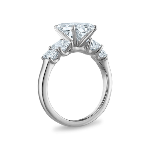 Signature EcoLove 4 1/2 CTW Lab Grown Diamond Engagement Radiant Ring in 14KT White Gold