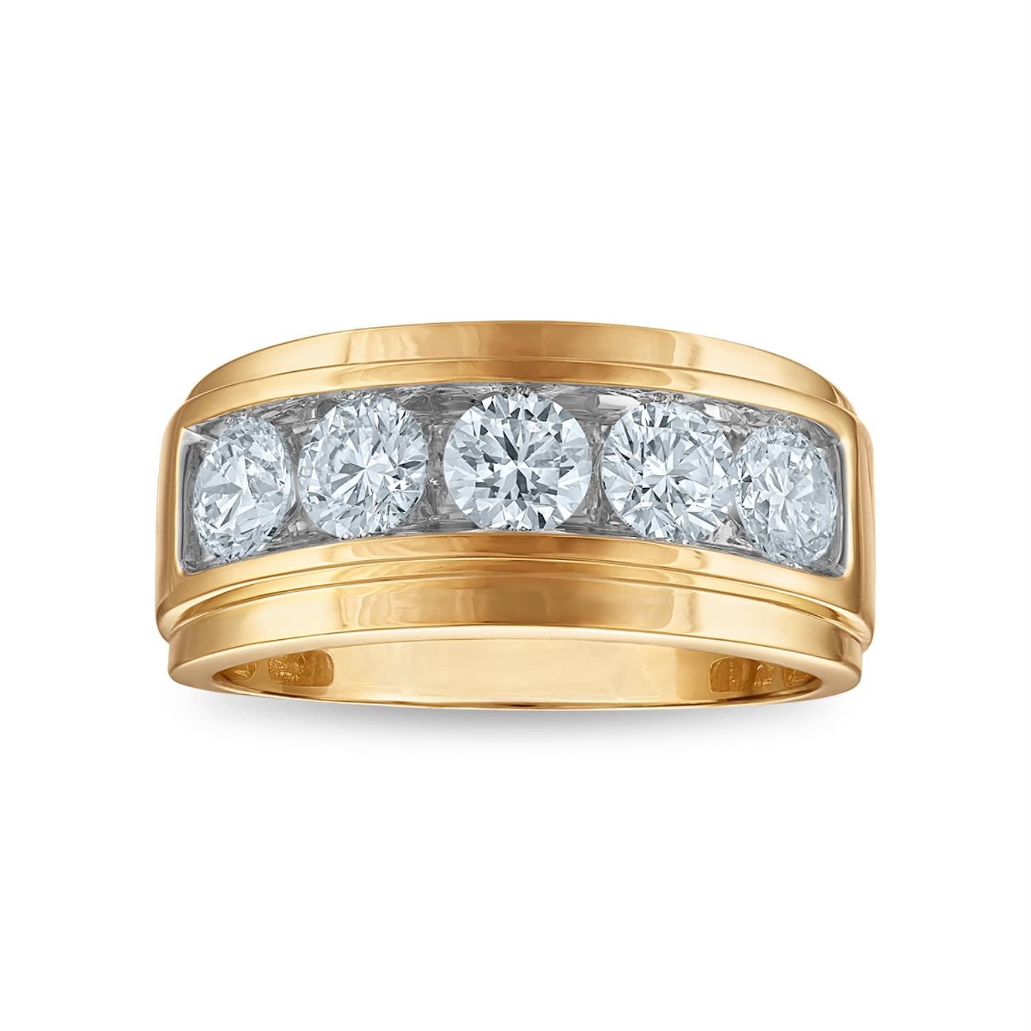 EcoLove 2 CTW Lab Grown Diamond Wedding Ring in 10KT Yellow Gold