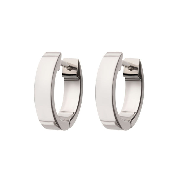 Inox Titanium 3MM Wide Huggie Earrings