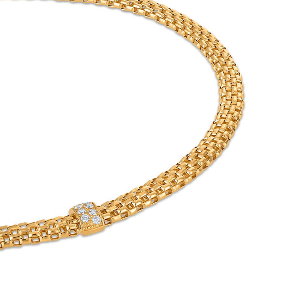 EcoLove 3/4 CTW Lab Grown Diamond 18-inch Necklace in 18KT Yellow Gold Plated Sterling Silver
