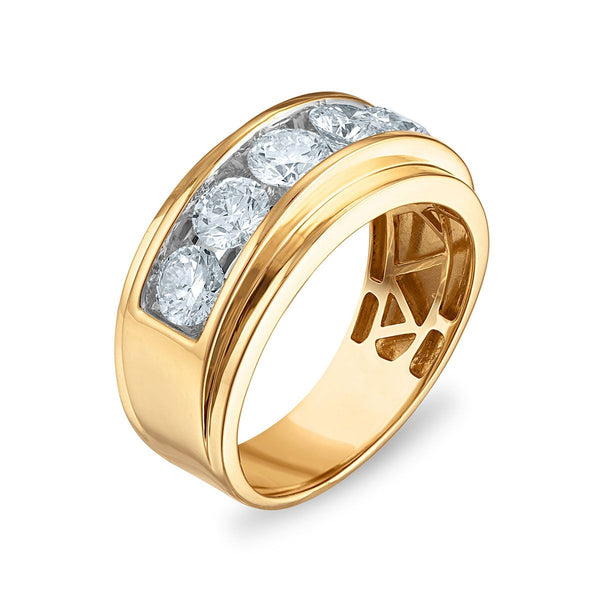 EcoLove 2 CTW Lab Grown Diamond Wedding Ring in 10KT Yellow Gold