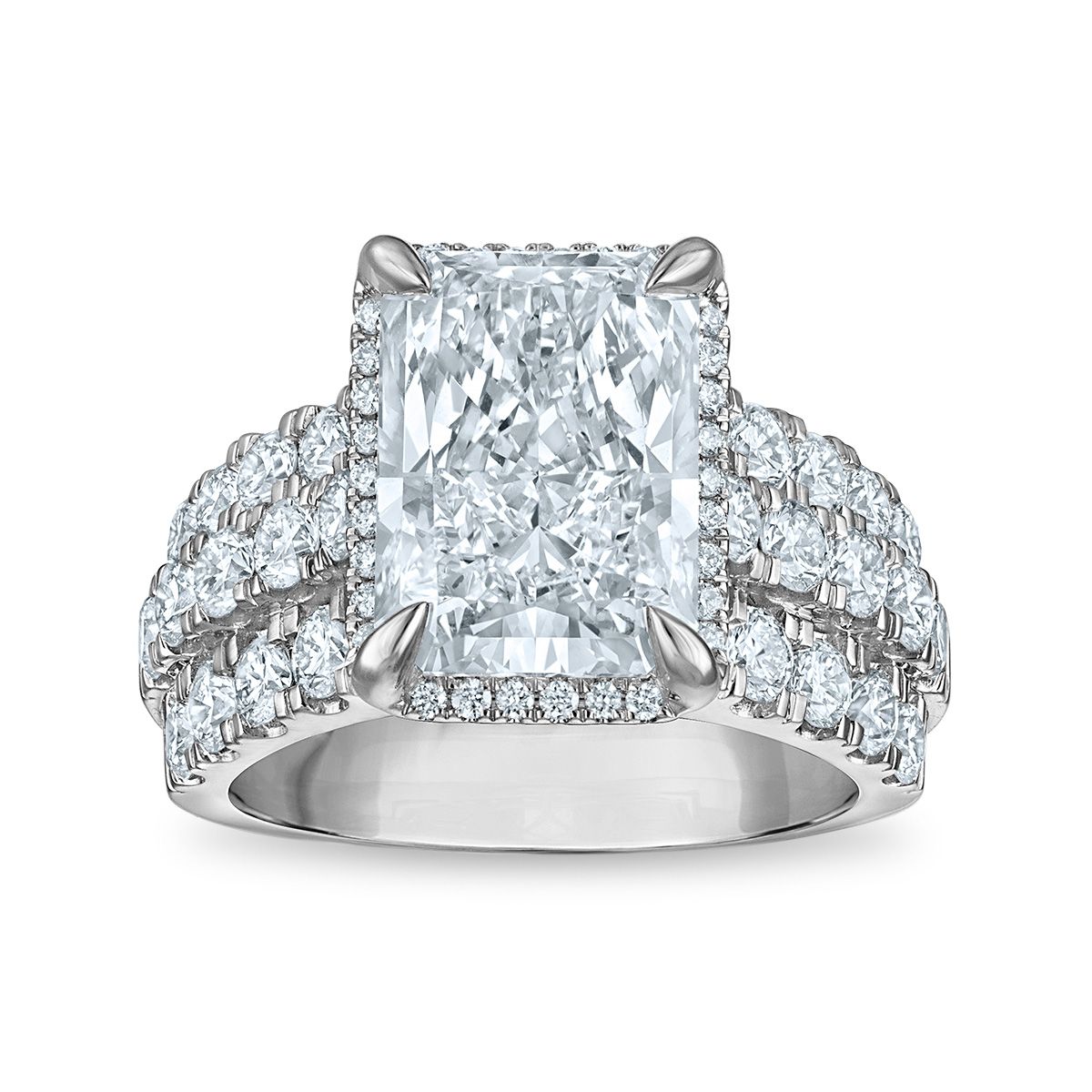 Signature EcoLove Diamond Dreams 7 CTW Lab Grown Diamond Engagement Ring in 14KT White Gold