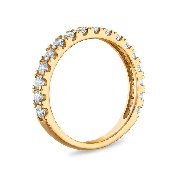 Signature EcoLove 5-1/3 CTW Lab Grown Diamond Bridal Set in 14KT Yellow Gold