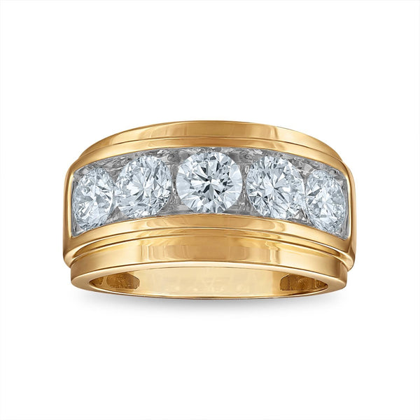 EcoLove 3 CTW Lab Grown Diamond Wedding Ring in 10KT Yellow Gold