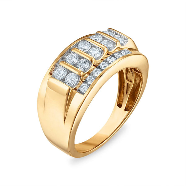 EcoLove 1 CTW Lab Grown Diamond Wedding Ring in 10KT Yellow Gold