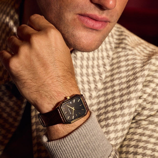 Bulova Black Dial  Leather Strap. 97B235