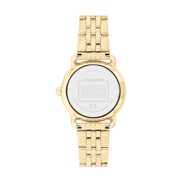 Coach Eliot 28MM Red Dial Goldtone Watch. 14504445